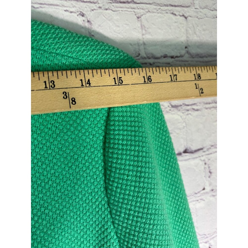 Talbots Womens Textured Green Button-Up Jacket With Pockets Size PL - Picture 4 of 14